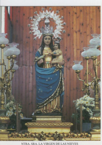 Postal Virgenes 319 : Nuestra Señora de las Nieves, Albaladejo del Cuende (cuenca)