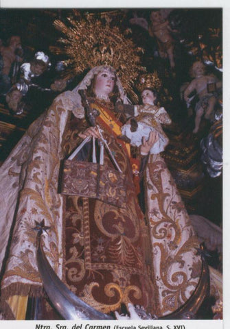 Postal Virgenes 974 : Nuestra Señora del Carmen