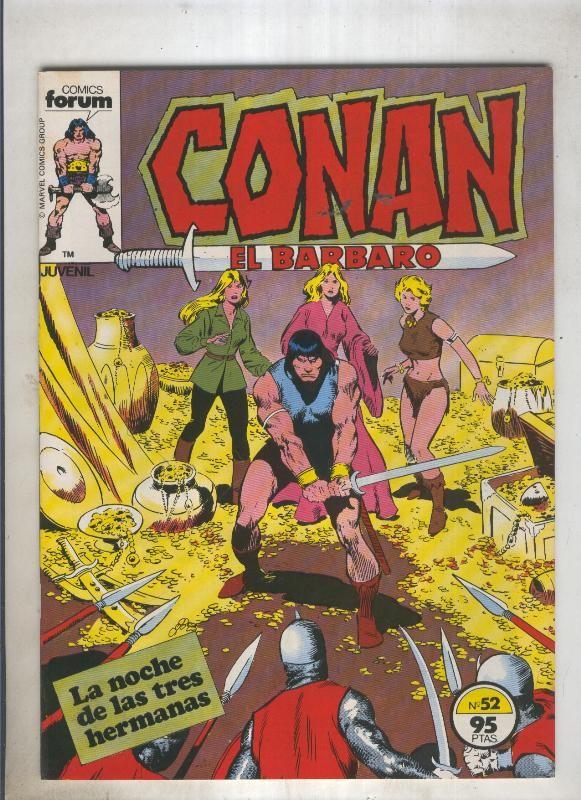 Conan el Barbaro primera edicion numero 052 (numerado 4 en trasera)