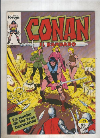 Conan el Barbaro primera edicion numero 052 (numerado 4 en trasera)