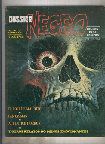 Dossier Negro numero 073 (numerado 1 en trasera)