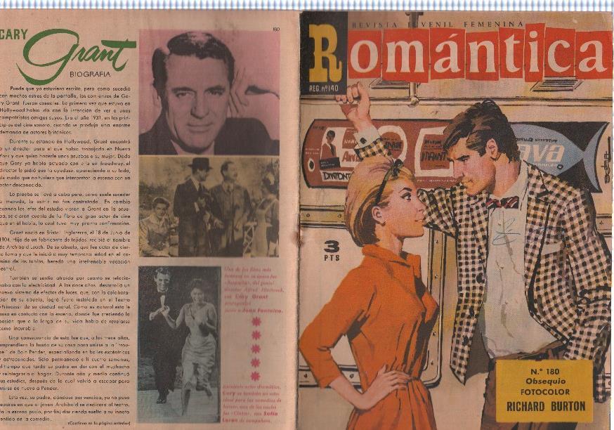 Romantica numero 180: Ficha Gary Grant
