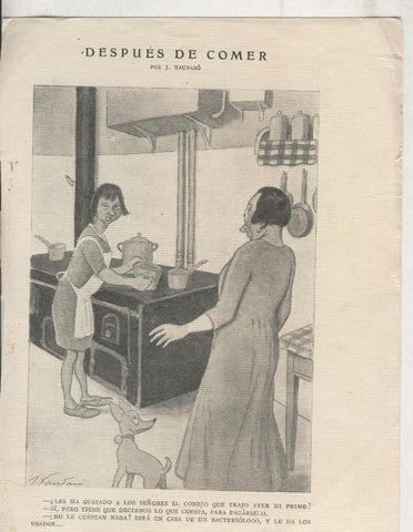 Xaudaro: Lamina numero 55: Despues de comer