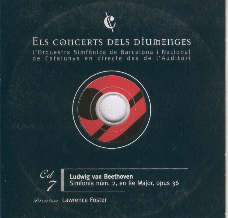 CD-Musica: ELS CONCERTS DELS DIUMENGES CD.07, BEETHOVEN - (El Periodico)