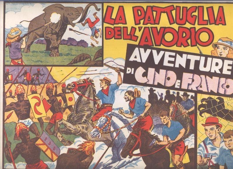 Gino e Franco volumen 03 (1973): La Pattuglia dell,avorio (numerado 1 en trasera)