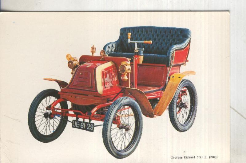 Postal 5382 : Coche epoca: Georges Richard de 1900