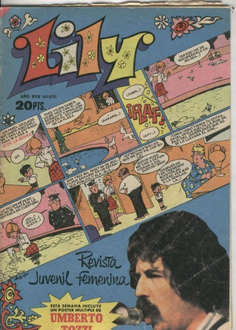 Lily numero 0875: poster de Umberto Tozzi