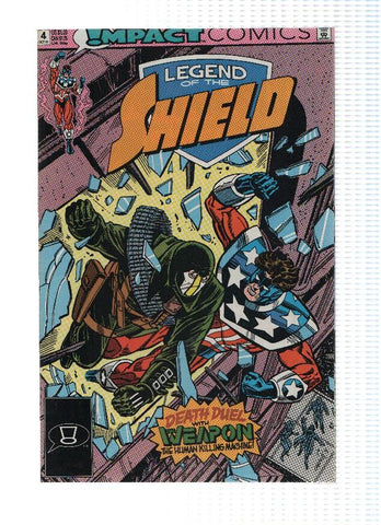 LEGEND OF THE SHIELD, Volume 1 Numero 04: The Dark Mirror (Impact Comics)