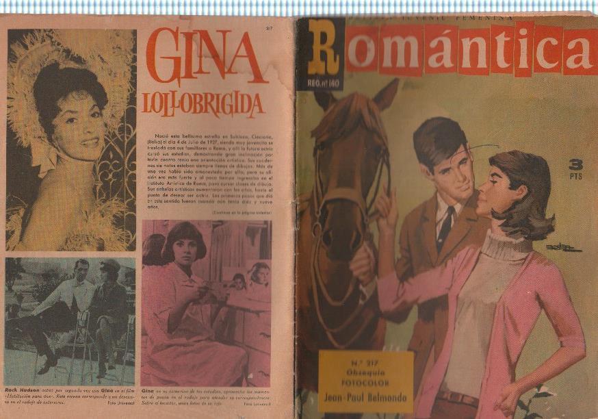 Romantica numero 217: ficha de Gina lollobrigida
