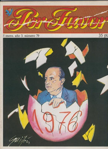 Por Favor numero 079, 5 enero 1976: Fraga Iribarne