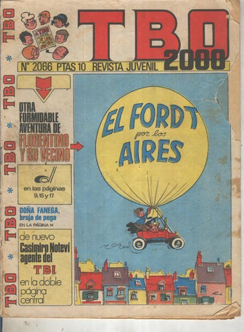 TBO 2000 numero 2066: Ford T (Tillieux) (numerado 1 en trasera)