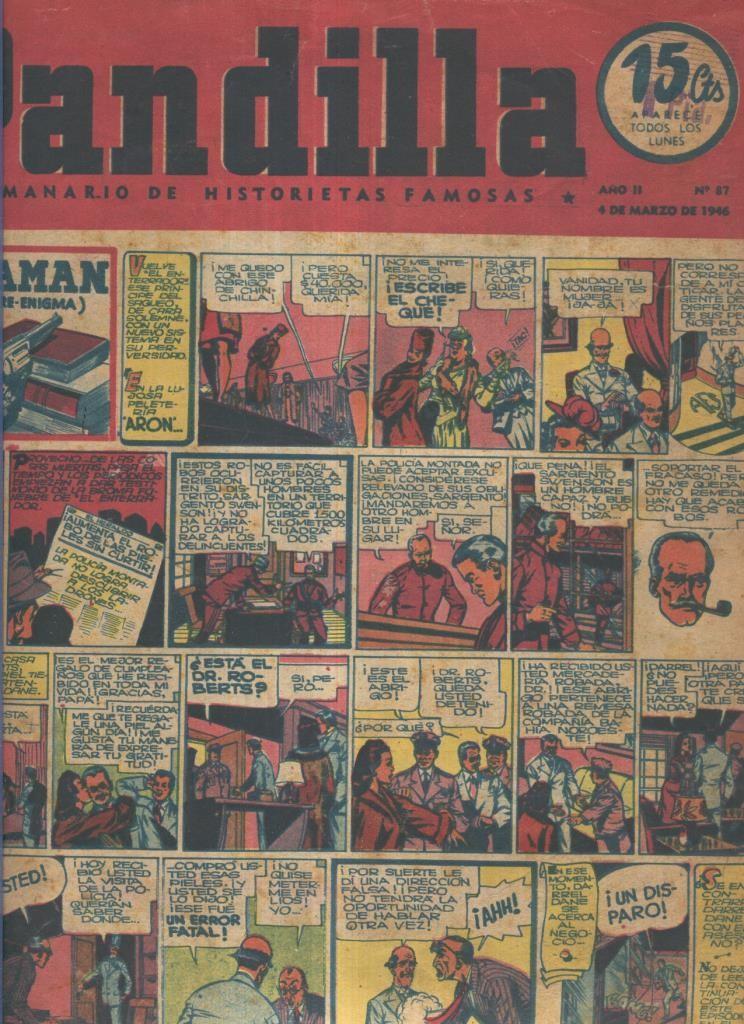 Pandilla semanario de historietas famosas numero 087 (procede de tomo desencuadernado)