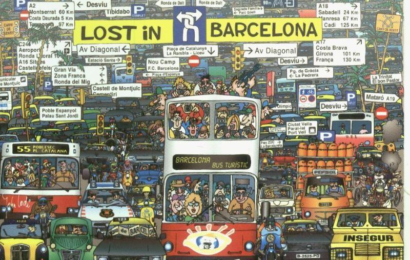 Postal: Barcelona: La postal de la sonrisa