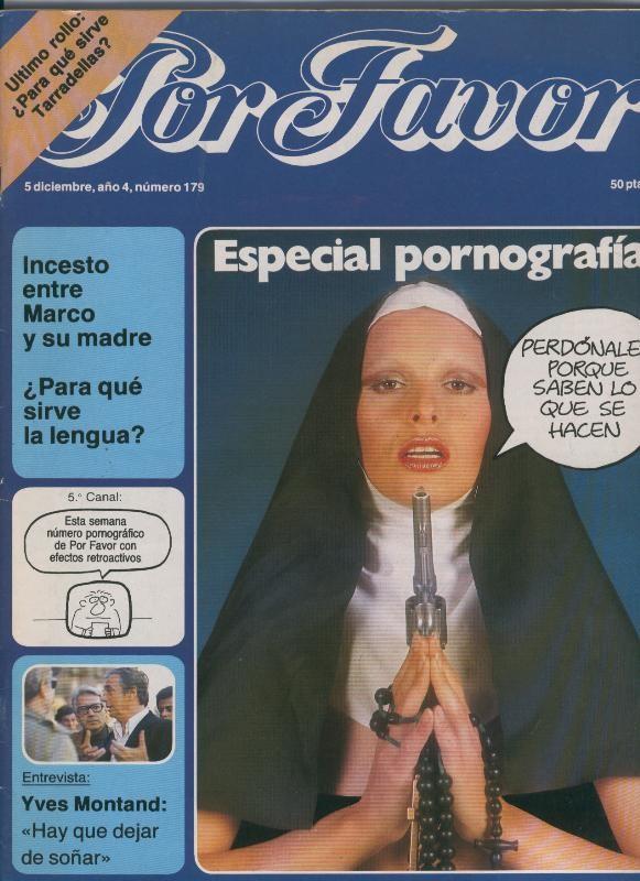 Por Favor numero 179,  5 diciembre 1977: especial pornografia