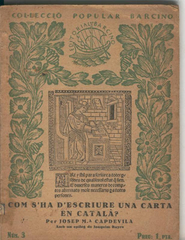Com s ha d escriure una carta en catala ?