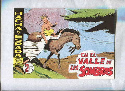 Facsimil: Hacha y Espada numero 46: En el valle de las sombras