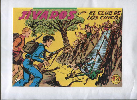 Facsimil: El Club de los cinco numero 30: Jivaros