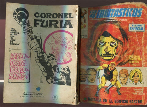 Vertice: Los 4 Fantasticos carton numero 30 (cubierta aviejada y con grapaje adicional)