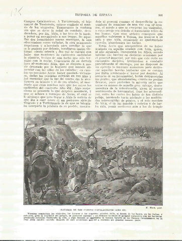 LAMINA 4638: Batalla de los campos Catalaunicos