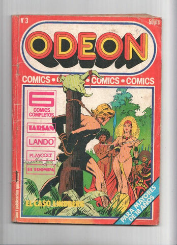 Odeon numero 03: Tarsan, Lando, Playcot, El trompa, El caso Lindberg
