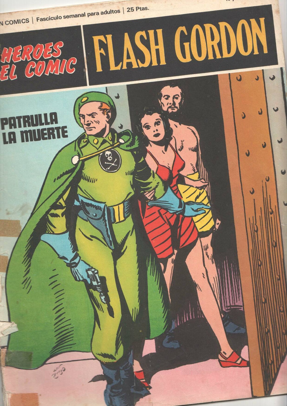 Flash Gordon de Burulan numero 010 (numerado 3 en trasera): La patrulla de la muerte
