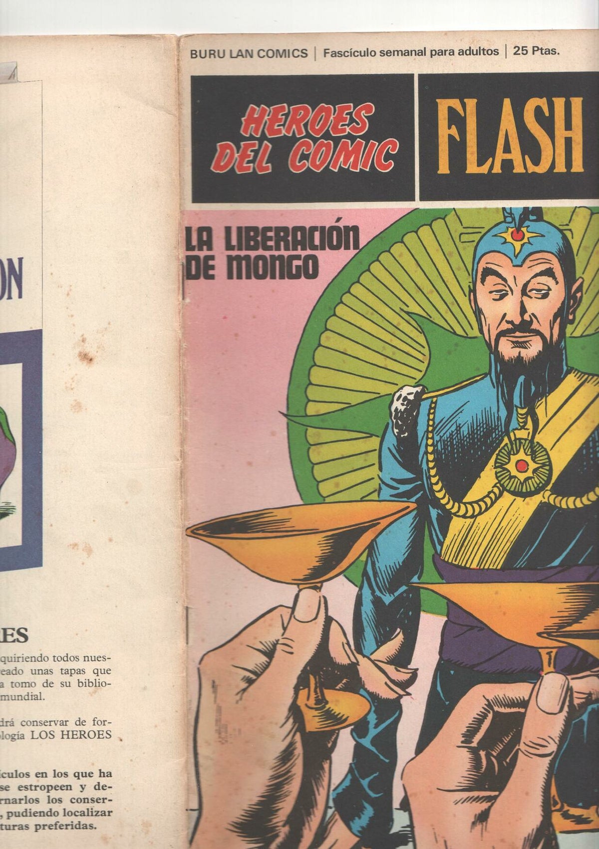 Flash Gordon de Burulan numero 011 (numerado 3 en trasera): La liberacion de Mongo