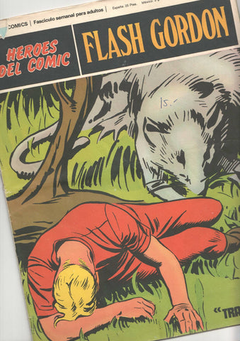 Flash Gordon de Burulan numero 025 (numerado 3 en trasera): Traicion
