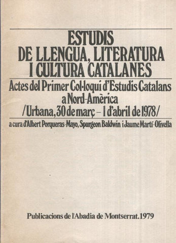 Estudis de Llengua, Literatura i cultura catalanes