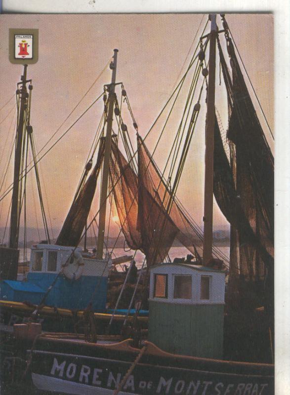 Postal 4701 : Atardecer en Palamos
