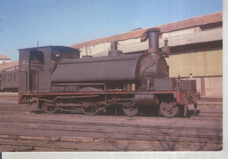 Postal 010988: Locomotora 2-2-OST numero 4 de la linea Carcagente-Denia ehn 1966