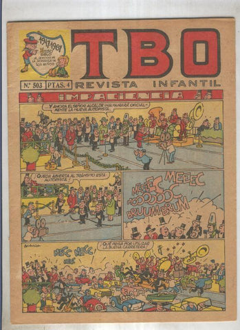 TBO numero 503: Impaciencia (Blanco)