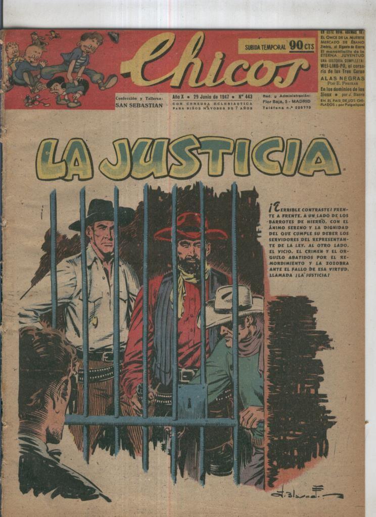Chicos de Consuelo Gil numero 443 (procede de tomo desencuadernado)