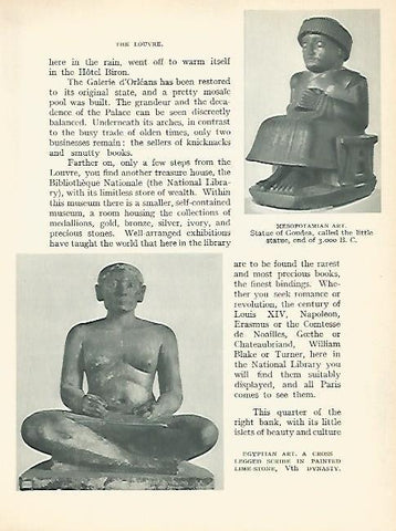 LAMINA 1760: LOUVRE. Estatua de Gudea. Escriba egipcio