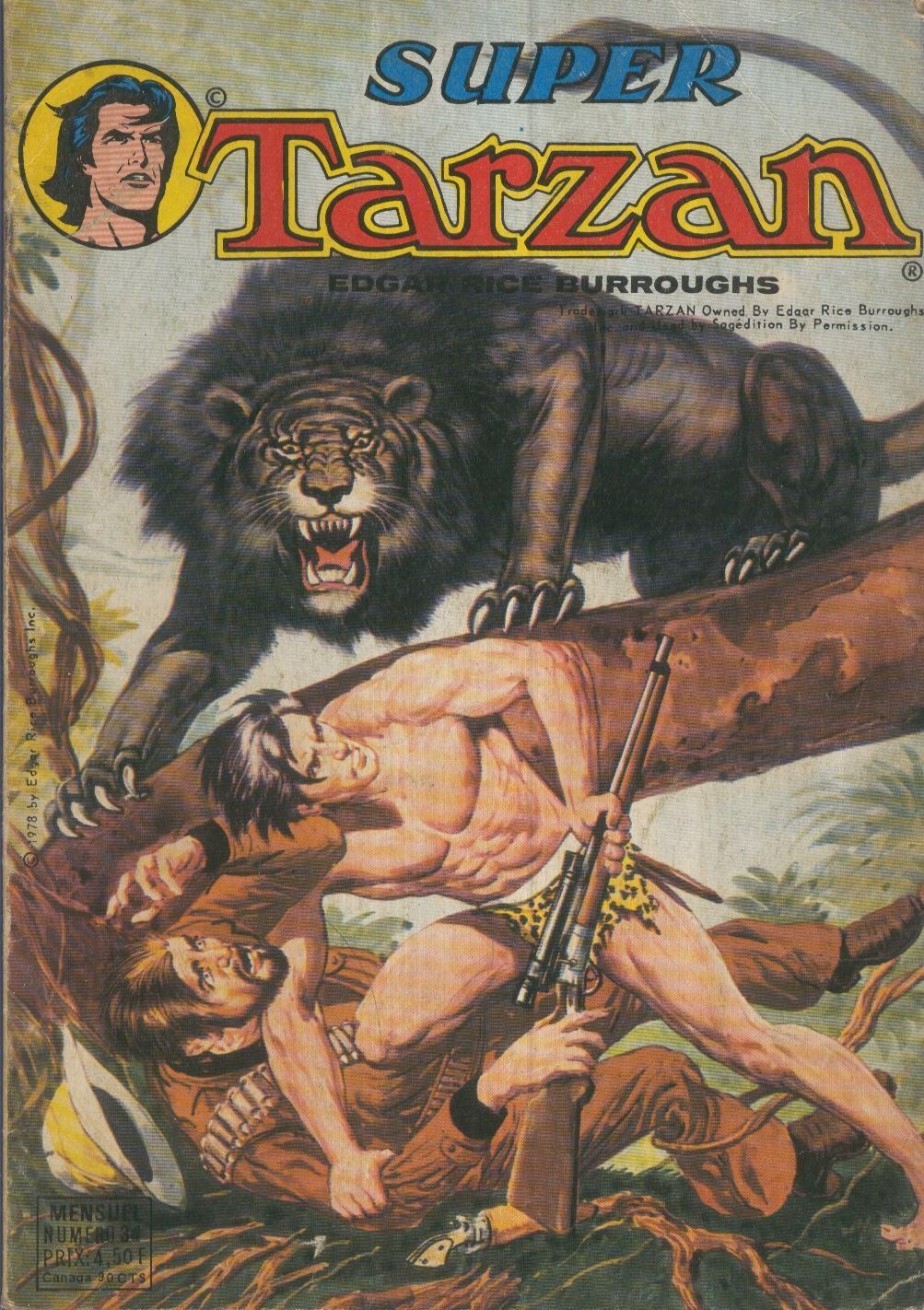 SUPER TARZAN Sagedition Numero 34: La legende du gorille blanc
