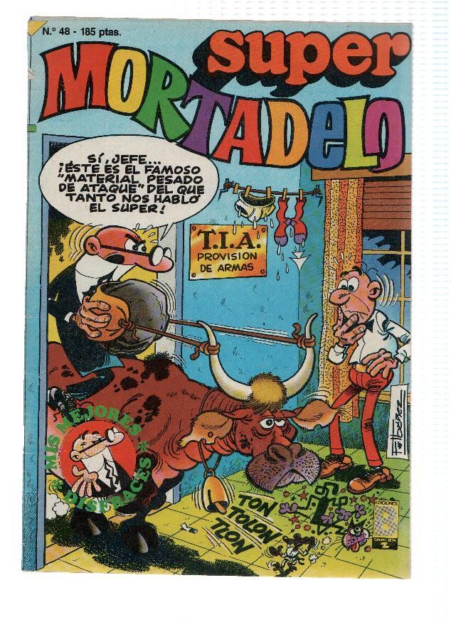 Ediciones B: Super Mortadelo numero 048: Poster central de Mortadelo Ciclista