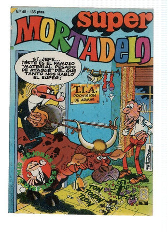 Ediciones B: Super Mortadelo numero 048: Poster central de Mortadelo Ciclista
