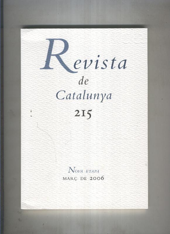 Revista de catalunya numero 215