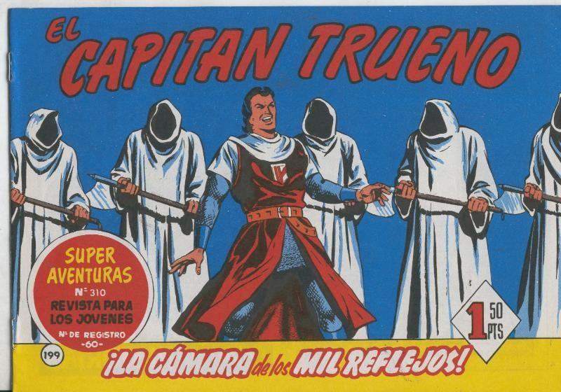 El Capitan trueno facsimil numero 199: La camara de los mil reflejos