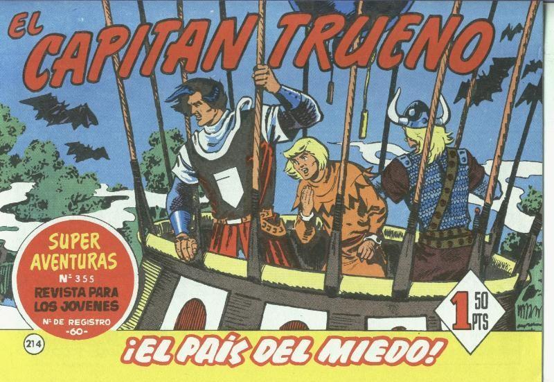 El Capitan trueno facsimil numero 214: El pais del miedo