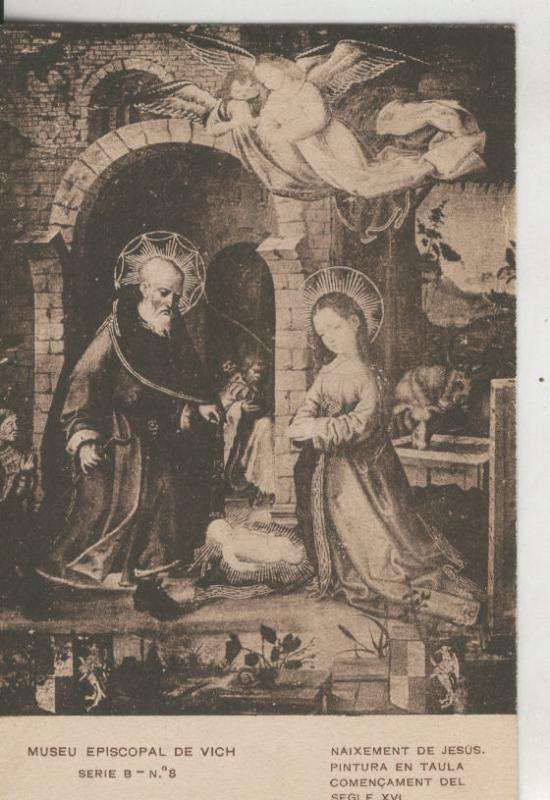 Postal 010235: Vich: museo episcopal: Naixement de Jesus