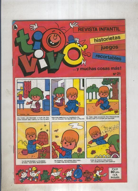 Tio Vivo tercera epoca (1985) numero 21 (numerado 5 en trasera)