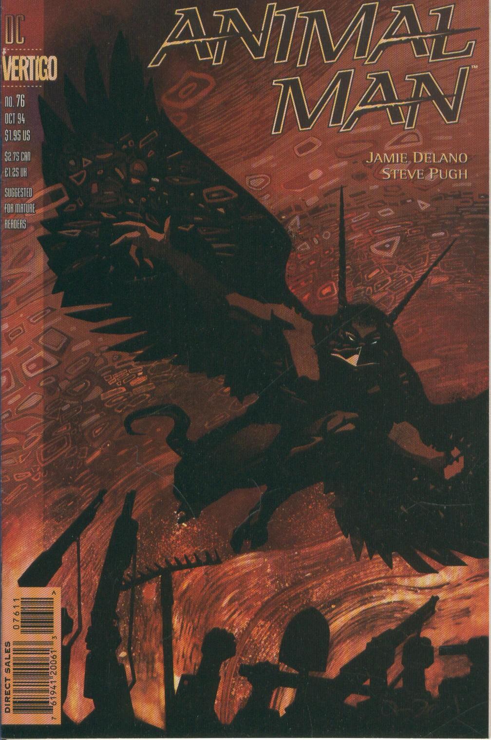 ANIMAL MAN Vol.1 numero 76: Quarantine Zone