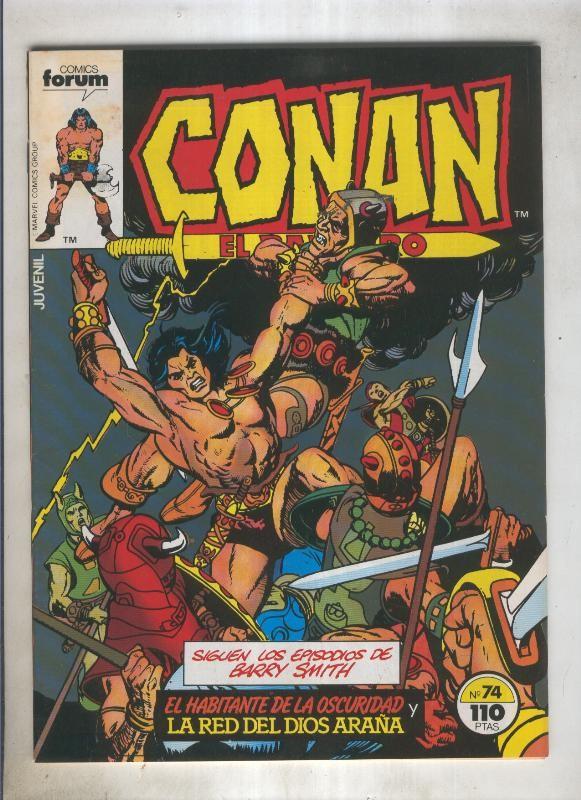 Conan el Barbaro primera edicion numero 074 (numerado 4 en trasera)