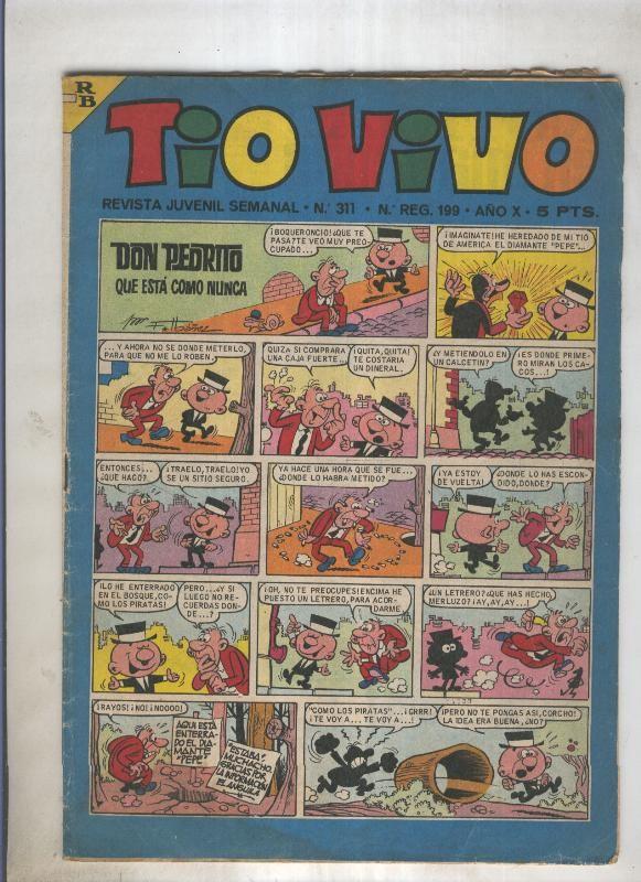 Tio Vivo segunda epoca numero 0311 (numerado 1 en trasera)