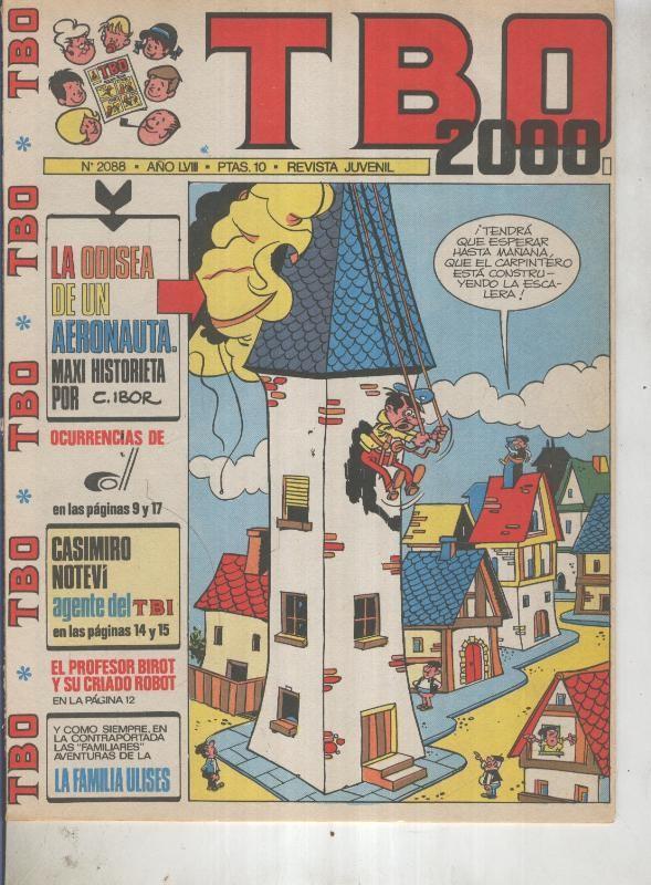 TBO 2000 numero 2088: La odisea de un aeronauta (Ibor) (numerado 1 en trasera)