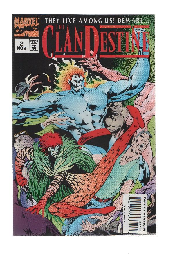 THE CLANDESTINE, Volume 01 Numero 02: Relative Strangers (Marvel Comics)