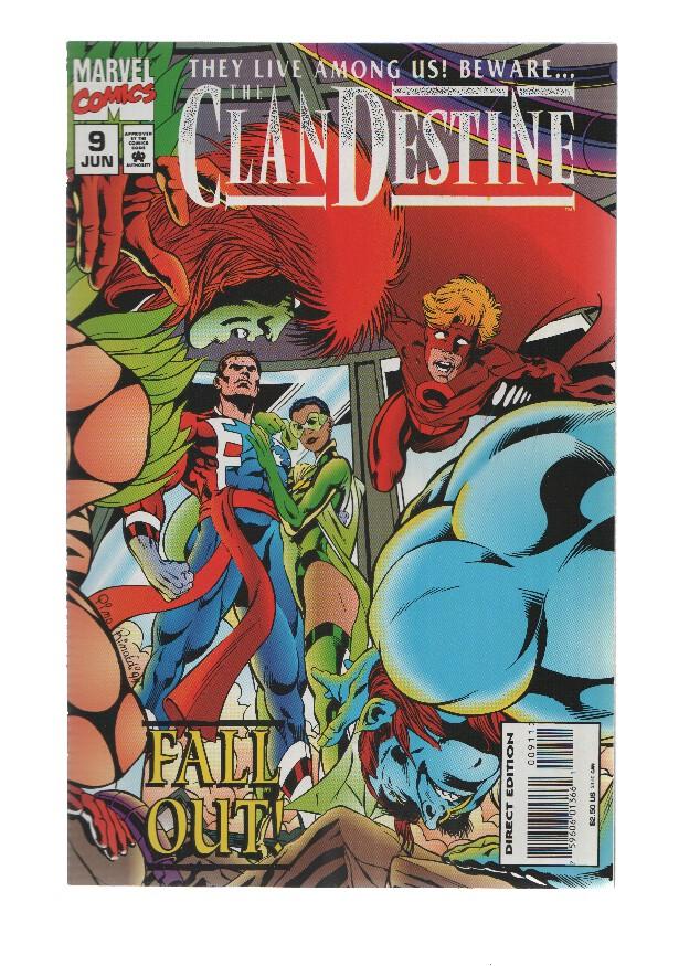 THE CLANDESTINE, Volume 01 Numero 09: Home Truths (Marvel Comics)