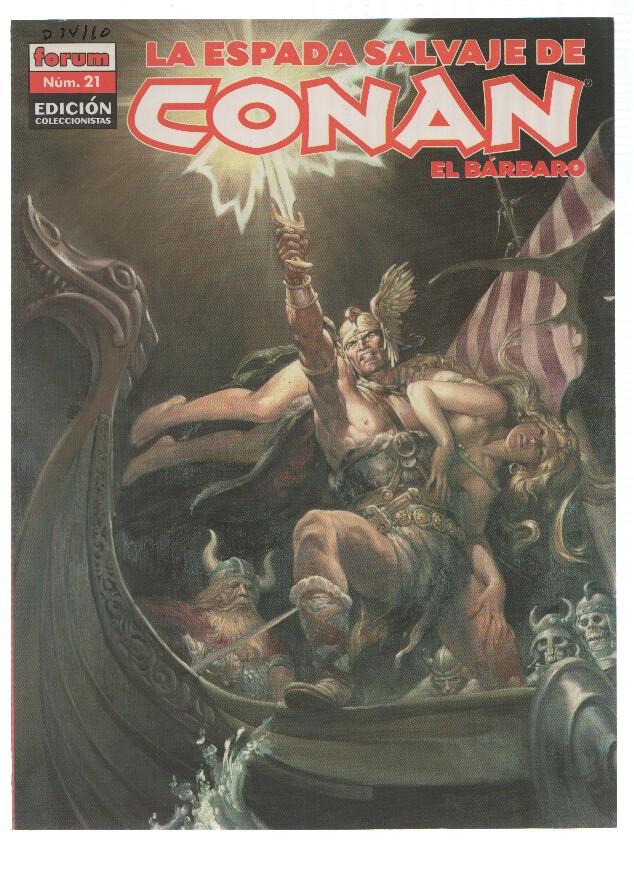 LA ESPADA SALVAJE DE CONAN EL BARBARO, 3a Edicion, Numero 21: La Gema de la Torre
