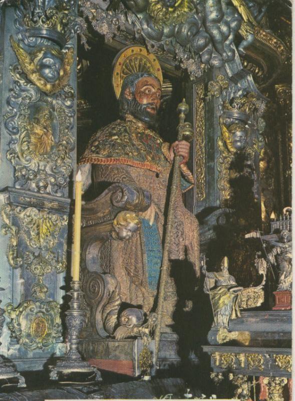 Postal 009385: Apostol Santiago, Catedral Santiago Compostela