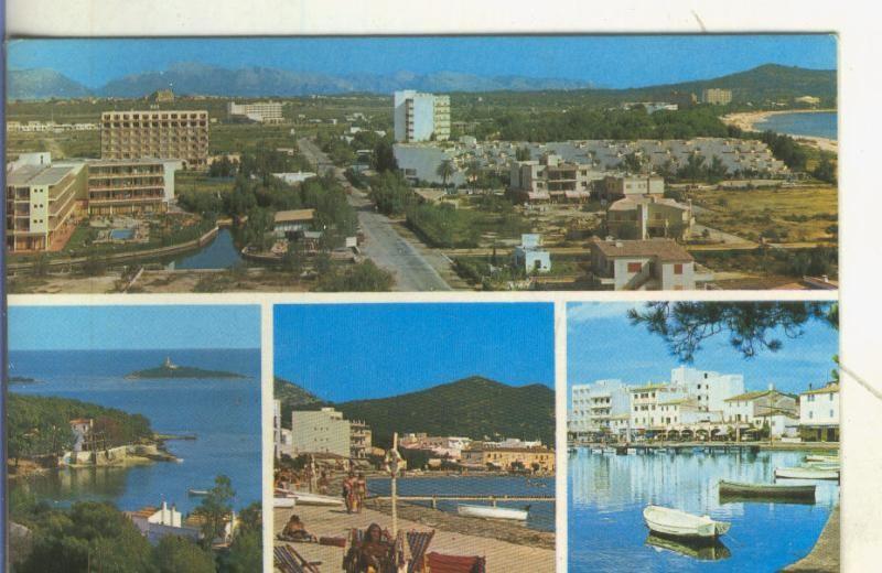 Postal 005046 : Vistas varias de Alcudia  en Mallorca